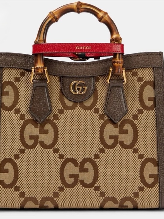 Gucci Handbags - Gucci Diana Small Jumbo GG Tote
